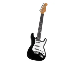 Guitarra Musical Rockstar Art Brink Cor Preta Foto mini 1