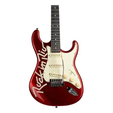 Guitarra Profissional Tagima Stratocaster Ferragens Pretas Foto mini 2