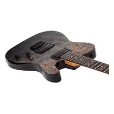Guitarra Schecter Pt Standard Black Fade Burst Burl Orientação Da Mão Destro Foto mini 3