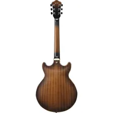 Guitarra Semi-acústica Ibanez Am53 Tobacco Flat Foto mini 4