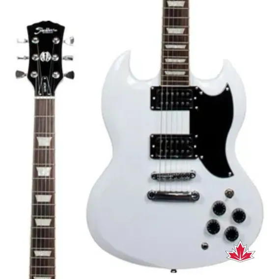 Guitarra Sg Shelter Detroit 305 White Foto 1