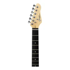 Guitarra Strato Giannini G-102 White Com Escudo Tortoise Foto mini 4