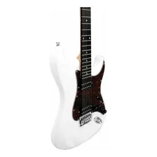 Guitarra Strato Giannini G-102 White Com Escudo Tortoise Foto mini  2