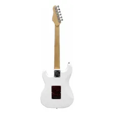 Guitarra Strato Giannini G-102 White Com Escudo Tortoise Foto mini  3