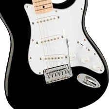 Guitarra Stratocaster Fender Squier Affinity Preta Foto mini 4