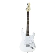 Guitarra Stratocaster Rockwave Rw50wh Maple Branca Foto mini 1