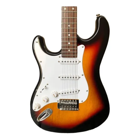 Guitarra Stratocaster Suzuki Sst-5 Canhoto Sunburst Com Bag Foto 1