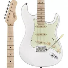 Guitarra Tagima T-635 Classic White Escala Clara Escudo Mg Foto mini 2