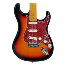 Guitarra Tagima Tg530 Tg-530 Sb Woodstock Sunburst Strato Foto mini 3