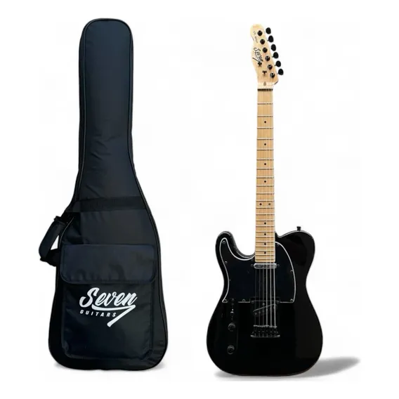 Guitarra Telecaster Seven Stc-307 Bk Preto Canhoto Foto 1