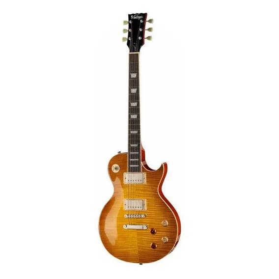 Guitarra Vintage V100 Pgm Les Paul Lemon Drop Foto 1