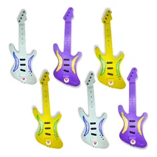 Guitarrinha Brinquedo Infantil Kit 6 Guitarra De Plástico Foto mini 1