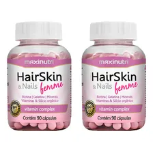Hair Skin Femme 2 Unidades De 90 Cápsulas Maxinutri Foto  mini 1
