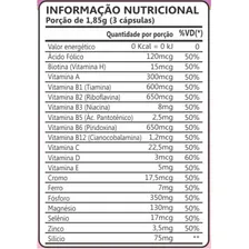 Hair Skin & Nails Femme Biotina 90 Capsulas Maxinutri Foto mini 2