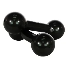 Halter 5kg Redondo Gigante Fitness Emborrachado Foto mini 1