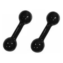 Halter Emborrachado 4 Kg - Preto Foto mini 2