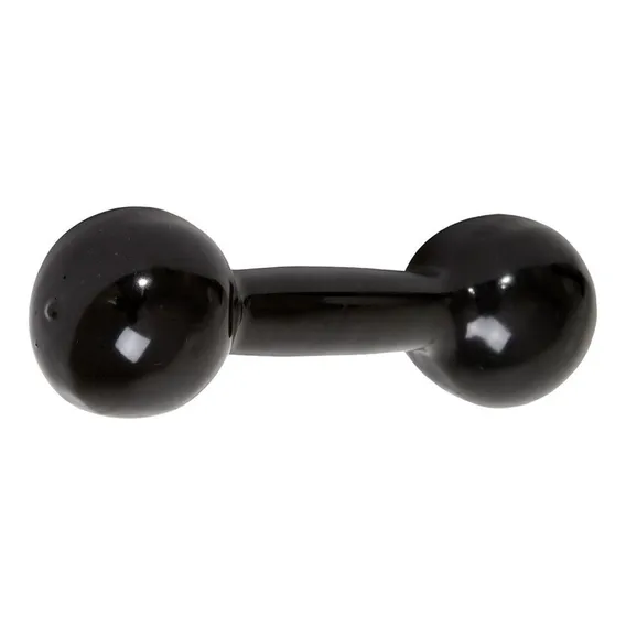 Halter Emborrachado Para Academia 1 Kg Alk Preto Foto 1