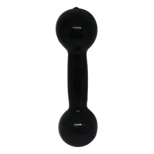 Halter Peso Bola Peso Musculação - Fitness 1kg Emborrachado Cor Preto Foto mini 4