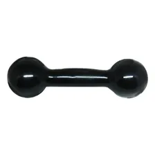 Halter Peso Bola Peso Musculação - Fitness 1kg Emborrachado Cor Preto Foto mini 3