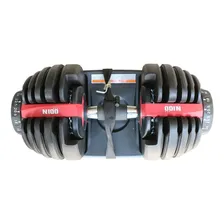 Halter Regulável 24kg Anilha Dumbbell Ajustável - Odin Fit Foto mini 3