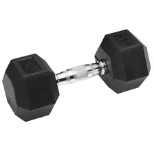 Halteres Sextavado 10kg Ahead Sports Cor Preto Foto mini 1