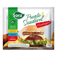 Hamburguer Vegetal - Sora - Pronto E Saudável 200g Foto  mini 1