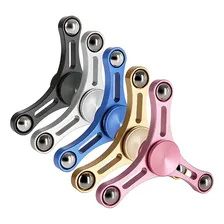 Hand Spinner Giratório Metal Hélice Rosa Foto mini 4