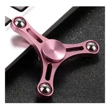 Hand Spinner Giratório Metal Hélice Rosa Foto  mini 1