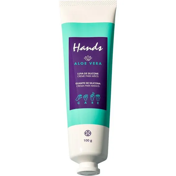 Hands - Aloe Vera - Creme Hidratante Para Mãos Hinode Luva De Silicone - 100g Foto 1