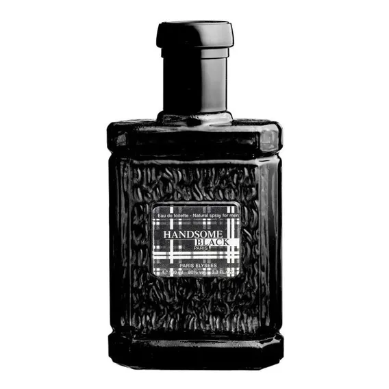 Handsome Black Paris Elysees Edt- Perfume Masculino 100ml Foto 1