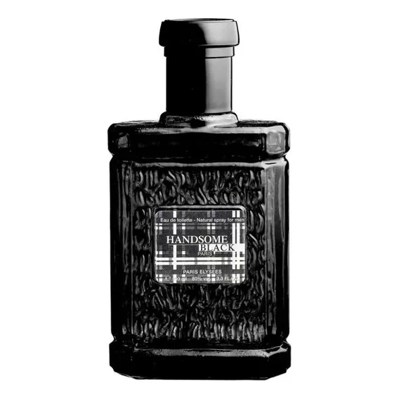 Handsome Black Paris Elysees Edt- Perfume Masculino 100ml Foto 1