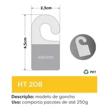 Hang Tab Gancho Adesivo Rolo HT208 Com 1000 Unidades Foto mini 4