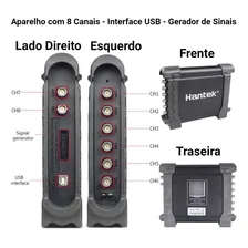 Hantek 1008c Oscilosc贸pio Diagnostico Automotivo Cinza Foto mini 3