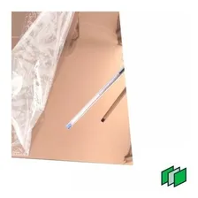 Hapa Placa AcrÃlico Espelhado Bronze 60 X 40 M X 2mm Moldura Sem Moldura Foto mini 2