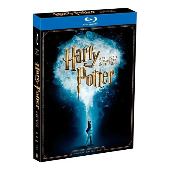 Harry Potter Coleção Completa 8 Discos em Box Blu-ray Foto 1