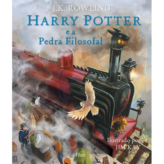 Harry Potter E A Pedra Filosofal - Edição Ilustrada Foto 1