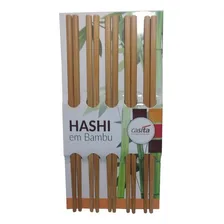Hashi Kit 10 Pares Para Cozinha Oriental Sushi Bambu Lavável Foto mini  3