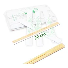 Hashi Waribashi De Bambu 20cm Com 200 Pares Descartavel Foto mini 4