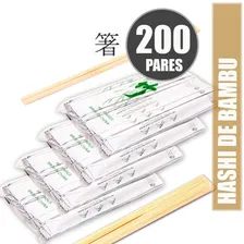 Hashi Waribashi De Bambu 20cm Com 200 Pares Descartavel Foto mini  2