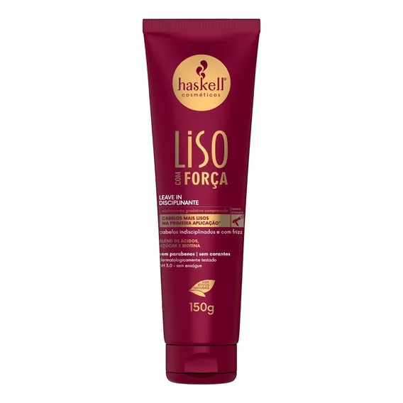 Haskell Liso Com Força Finalizador Disciplinante 150ml + Nf Foto 1