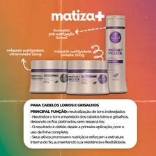 Haskell Máscara Matizadora Platinado Ultra Violeta Roxo 250g Foto mini 3