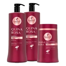 Haskell Quina Rosa Kit Xampu Condicionador Máscara 1kg/l Foto mini 1