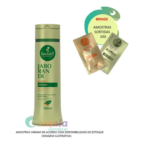 Haskell Shampoo Jaborandi Regulador Oleosidade 300ml Foto 1
