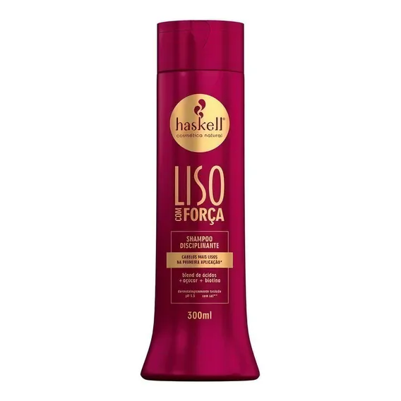 Haskell Shampoo Liso Com Força 300ml Foto 1