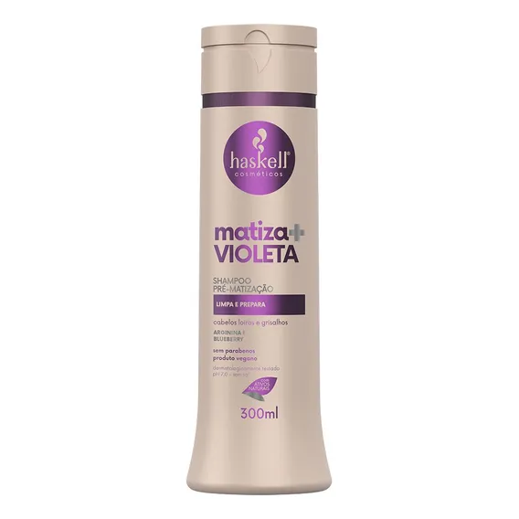 Haskell Shampoo Matizador Extend Color Roxo Violeta 300ml Foto 1