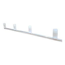 Haste Cerca Elétrica Com 4 Isoladores Branco 75cm Alumínio Foto mini  2