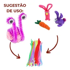 Haste De Chenille Artesanato Limpador Cachimbo 100 Un Cores Cor 413b - Roxo Claro Foto mini 4