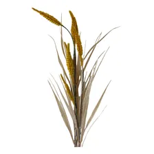 Haste Flor Cattail Amarelo 65cm Foto mini 2