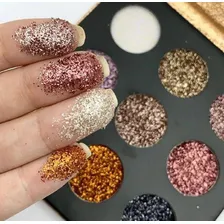 Hb-8407g Paleta Shine Glitter Cremoso Com 12 Unidades Ruby Rose Foto mini 3