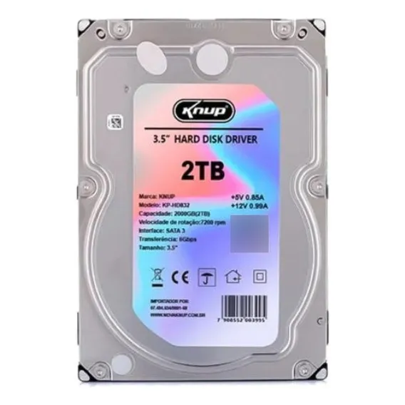 Hd 2 Tb 7200 Rpm Kp-hd832 Knup Foto 1